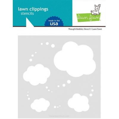 Lawn Fawn Stencil - Thought Bubbles